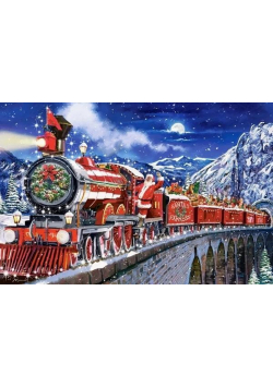 Puzzlowa kartka pocztowa Santas Coming to Town