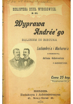 Wyprawa Andreego balonem do bieguna 1898 r