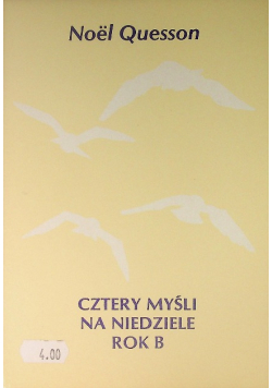 Cztery myśli na niedziele rok B