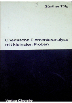 Chemische Elementaranalyse mit kleinsten Proben