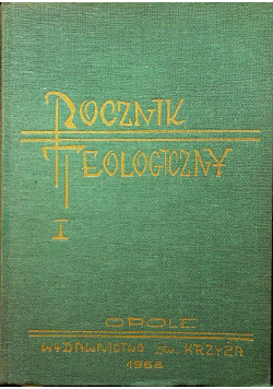 Rocznik teologiczny Śląska opolskiego