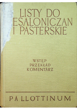 Listy do Tesaloniczan i Pasterskie