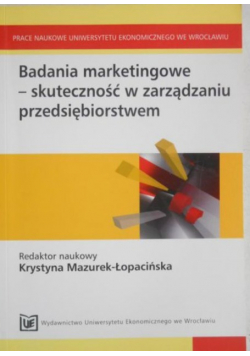 Badania marketingowe-skuteczność w zarządzaniu przedsiębiorstwem