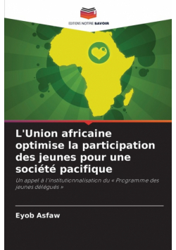L'Union africaine optimise la participation des jeunes pour une société pacifique
