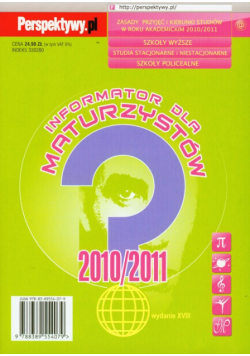 Informator dla maturzystów 2010/2011