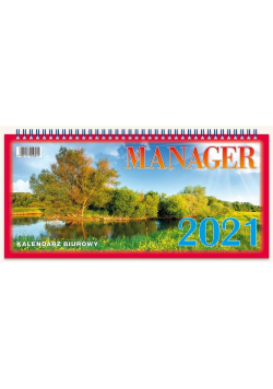 Kalendarz 2021 Biurowy Manager TELEGRAPH