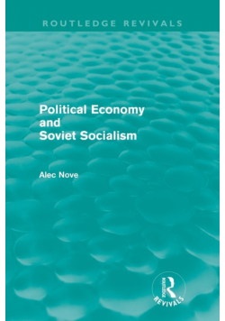 Political Economy and Soviet Socialism (Routledge Revivals)