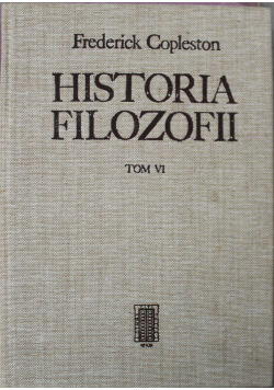 Historia filozofii Tom VI