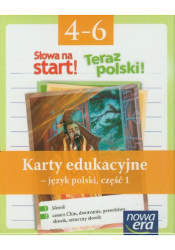 Marcinkiewicz Agnieszka - Słowa na start! 4-6 Karty edukacyjne. Część 1