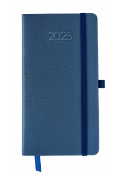 Kalendarz 2025 LUX B6 tygodniowy niebieski KK-DLT L
