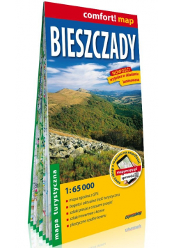 Bieszczady mapa turystyczna 1:65 000