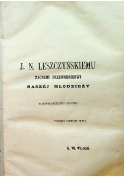 Historya Literatury Polskiej 1859r