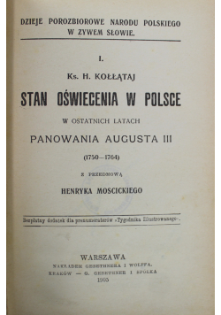 Stan oświecenia w Polsce 1905 r.