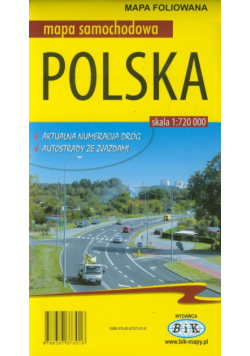 Polska mapa samochodowa