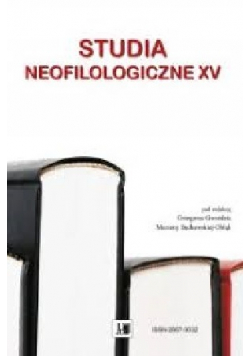 Studia neofilologiczne XV
