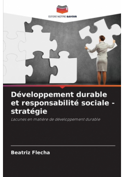 Développement durable et responsabilité sociale - stratégie