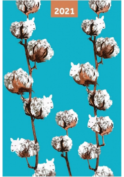 Kalendarz 2021 A5 tygodniowy Cotton NARCISSUS