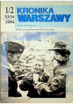 Kronika Warszawska 1 2 93 94 1994