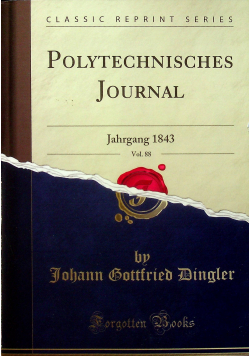 Polytechnisches Journal Reprint z 1843 r