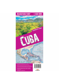 Adventure map Cuba 1:650 000 lam w.2024
