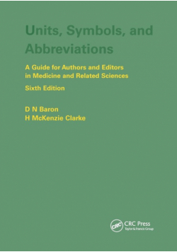 Units, Symbols, and Abbreviations