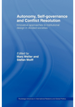 Autonomy, Self Governance and Conflict Resolution
