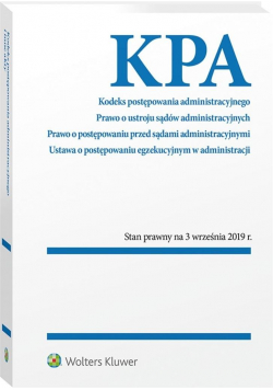 Kodeks postępowania administracyjnego w.2019