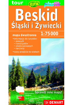 Beskid Śląski i Żywiecki - mapa turystyczna
