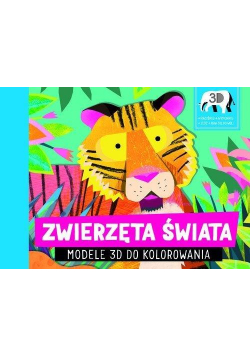 Zwierzęta świata. Modele 3D do kolorowania