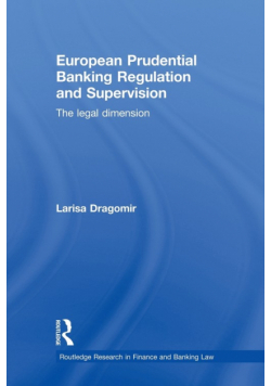 European Prudential Banking Regulation and Supervision