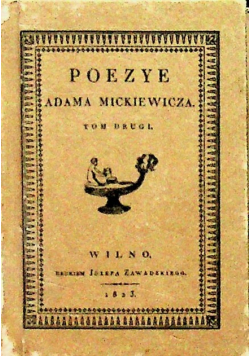 Poezje Tom I miniatura