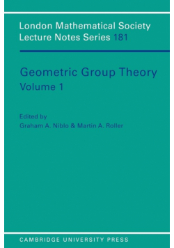 Geometric Group Theory
