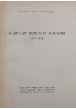 Władysław Mieczysław Kozłowski
