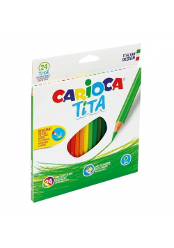 Kredki ołówkowe Tita 24 kolory CARIOCA