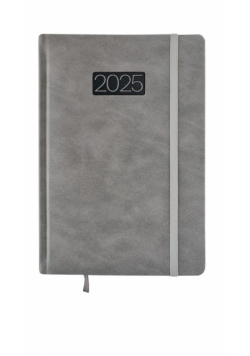 Kalendarz 2025 LUX A5 dzienny szary KK-A5D L