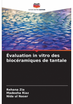 Évaluation in vitro des biocéramiques de tantale