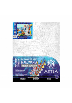 Malowanie po numerach Astra Artea Magiczne Santorini