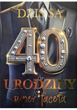 Karnet Urodziny 40 3K