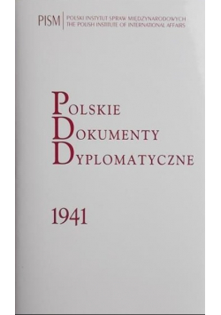 Polskie Dokumenty Dyplomatyczne 1941