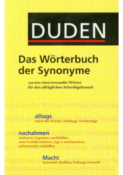 Duden Das Worterbuch der Synonyme