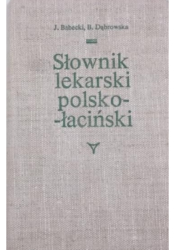 Słownik lekarski polsko-łaciński