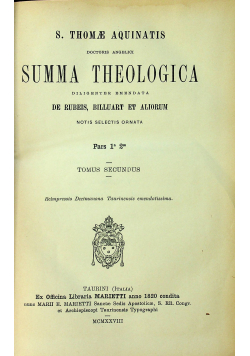 Summa theologica 1928 r