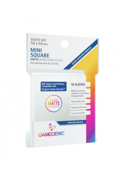 Gamegenic: Matte Mini Square-Sized Sleeves 53x53mm
