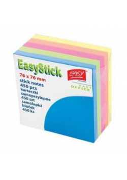 Karteczki samoprzylepne 76x76mm MIX Neon EASY