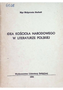 Idea Kościoła narodowego w literaturze polskiej