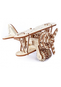 Drewniane puzzle 3D Samolot