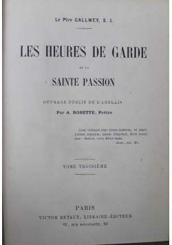 Les Heures De Garde 1904 r.