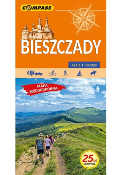 Bieszczady mapa wodoodporna 1:50 000