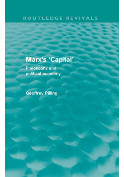 Marx's 'Capital' (Routledge Revivals)