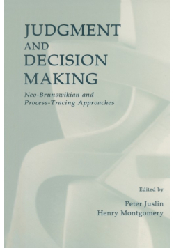Judgment and Decision Making